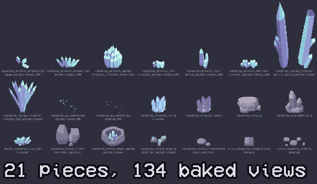21 pieces, 134 baked views.